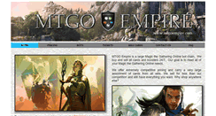 Desktop Screenshot of mtgoempire.com